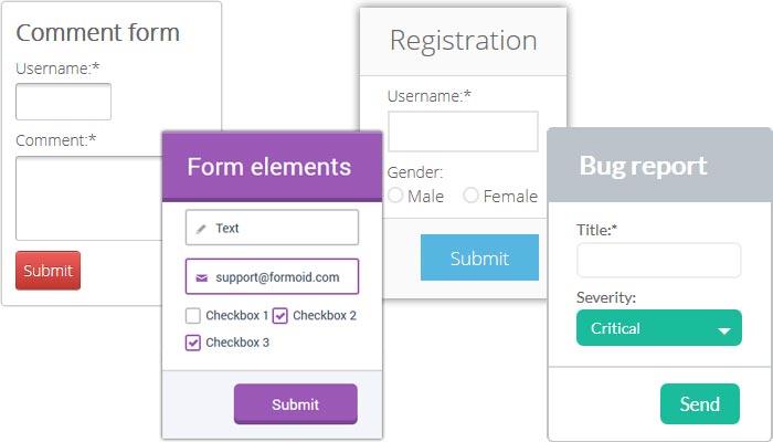 HTML forms